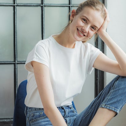 エイチシーエーイー HCAE CONTRAST STITCH SHORT SLEEVE TOP （WHITE） エイチシーエーイー HCAE CONTRAST STITCH SHORT SLEEVE TOP
