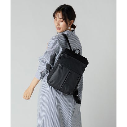 イザック Y'SACCS レザーコンビナイロンシリーズ リュックサック（BLACK）