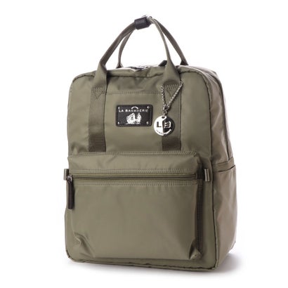 ラ バガジェリー LA BAGAGERIE 10ポケット持ち手付きリュック （KHAKI） 12,672円