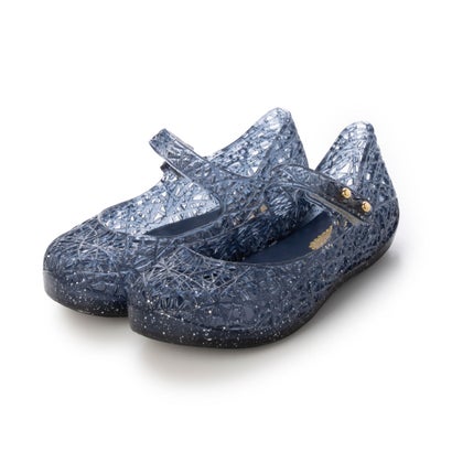 メリッサ melissa MINI MELISSA CAMPANA ZIG ZAG VI BB （BLUE GLITTER）