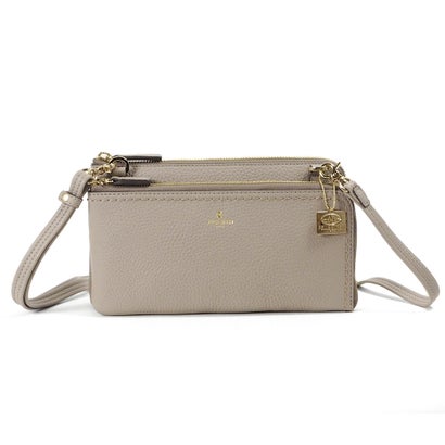 ペレボルサ PELLE BORSA「レネット」 財布ショルダー(グレージュ)日本製|LOCOMALL(ロコンド公式ストア)