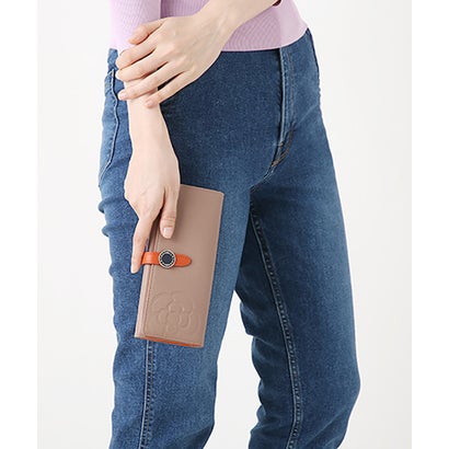 ブラン フラップ長財布 ベージュ 12,375円