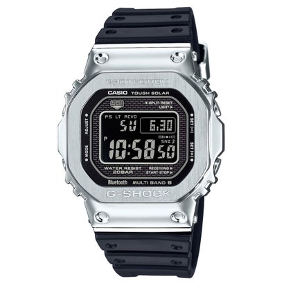 【G-SHOCK】フルメタルケース / 電波ソーラー / GMW-B5000-1JF （ブラック×シルバー）