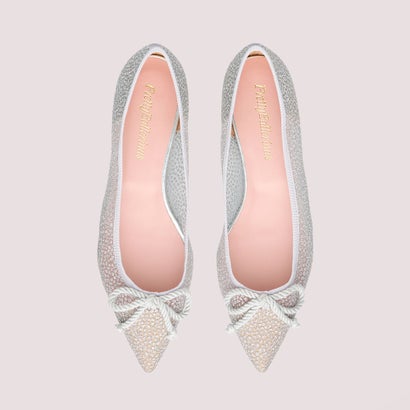 プリティ・バレリーナ Pretty Ballerinas ELLA casela（内鰓 カセラ）ポインテッドシューズ （SILVER）