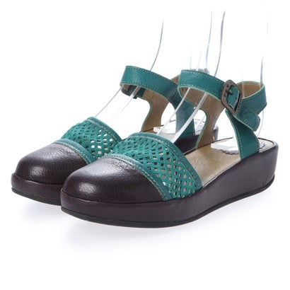 ヨーロッパコンフォートシューズ EU Comfort Shoes FLYLONDON サンダル（500.543） （エメラルド）