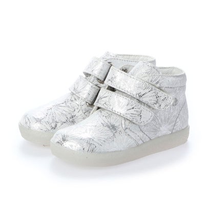 ヨーロッパコンフォートシューズ EU Comfort Shoes Naturino ベビーハイカットスニーカー （しろがね色）