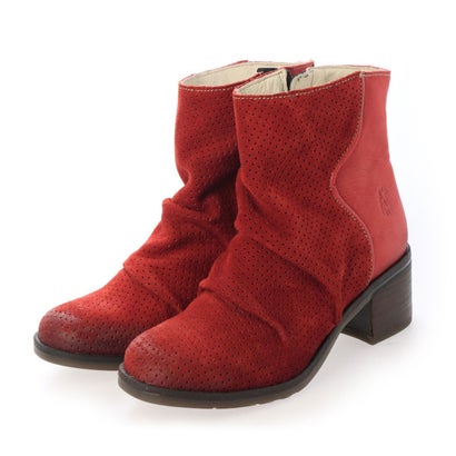 ヨーロッパコンフォートシューズ EU Comfort Shoes FLY LONDON ショートブーツ （レッド）