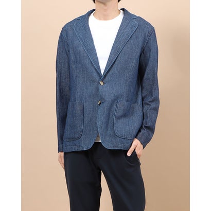 ラルディーニ LARDINI コットンリネン3Bジャケット(INDIGO)