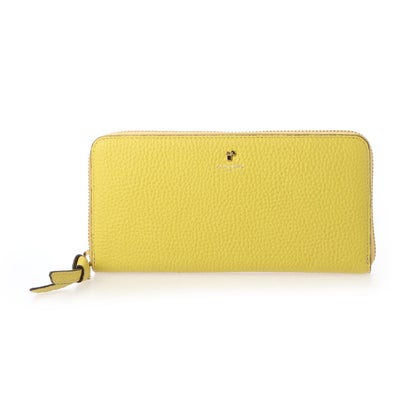 ペレボルサ PELLE BORSA ラウンドファスナー長財布 （イエロー）