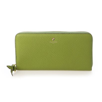 ペレボルサ PELLE BORSA ラウンドファスナー長財布 （グリーン）