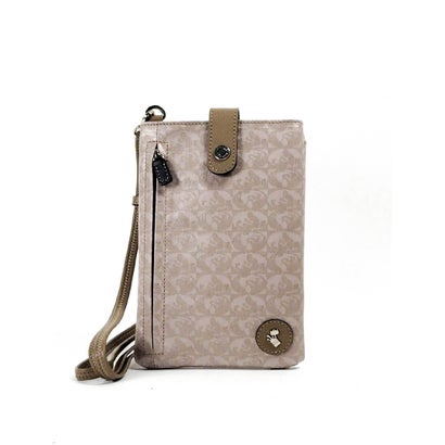 ペレボルサ PELLE BORSA 「アライブ」ショルダーバッグ （グレージュ）日本製