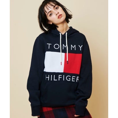 トミー ヒルフィガー TOMMY HILFIGER QUINN フーディー （ネイビー）
