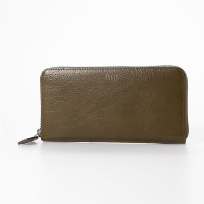 ペレボルサ PELLE BORSA ラウンド長財布 （カーキ）