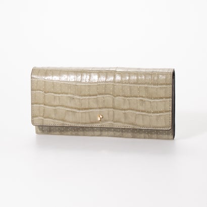 ペレボルサ PELLE BORSA かぶせ長財布 （グレー）