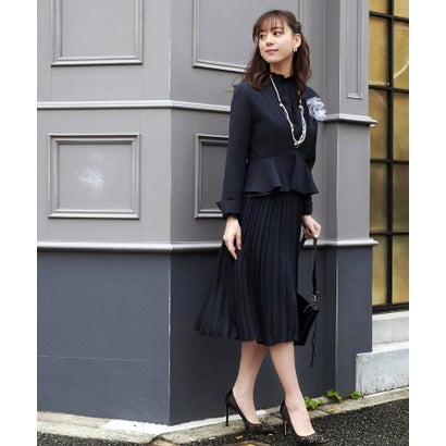 ルイルエブティック RUIRUE BOUTIQUE プリーツワンピースアンサンブルスーツ （米国海軍）