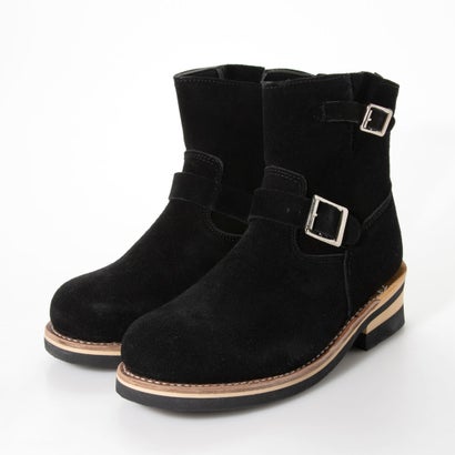ゴッドアンドブレス God&Bless エンジニア 本革スエードショートブーツ スチールトゥ入り （BALCK SUEDE）｜LOCOMALL（ロコンド公式ストア）