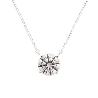 ミーティアニューヨーク METEOR NEW YORK 3ct 1粒ソリティアネックレス 『VENUS』【返品不可商品】 （プラチナ (ロジウム) コーティング）