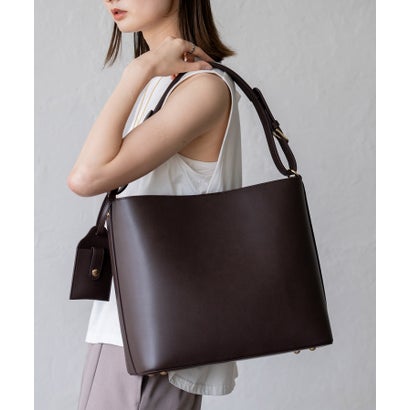 11収納ワンハンドルショルダートートバッグ（CHOCO）