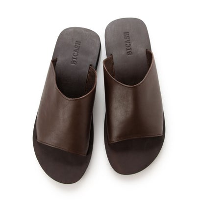 ビカーシ BICASH なめし革サンダル （DARK BROWN）