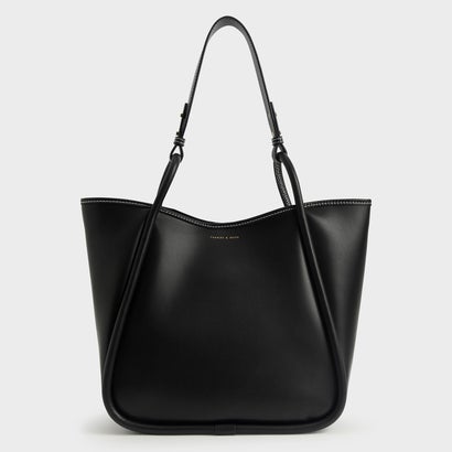 Lyla ライラ チューブラスラウチートートバッグ （Black）