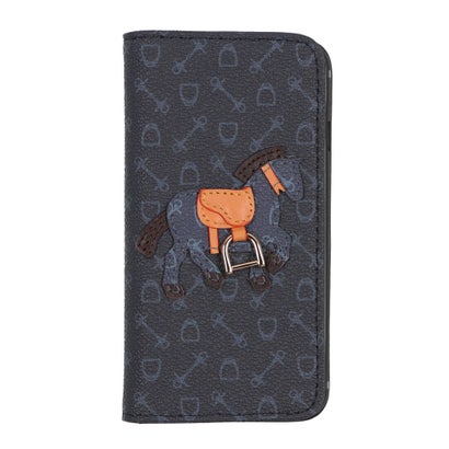 ホワイ Why ハーネスホース iphonecase 7/8/SE2 手帳タイプ （ダークネイビー&times;ネイビー）｜LOCOMALL（ロコンド公式ストア）
