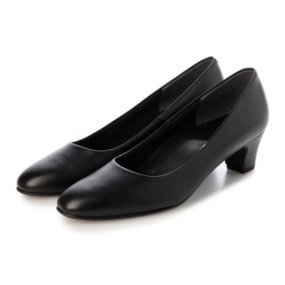 【サンプル品】 ワイズ(幅)Sやや細め 4.5?ヒールラウンドパンプス