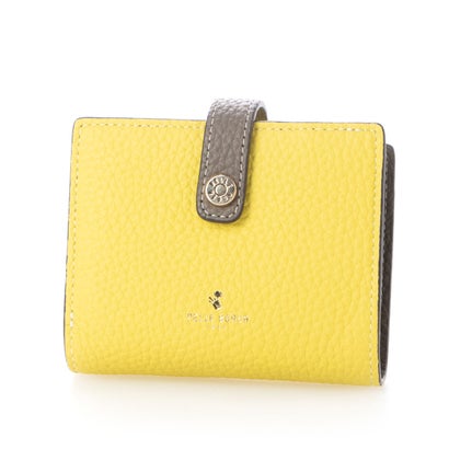 ペレボルサ PELLE BORSA 「レネットグッズ」二つ折り財布 （イエロー）