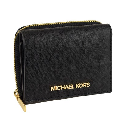 マイケルコース MICHAEL KORS 三つ折り財布 （ブラック）