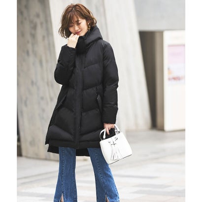 ルイルエブティック RUIRUE BOUTIQUE 撥水 ｜ ライトサーモレイヤードヘムフーディーパデットコート ｜ レディース アウター 羽織 体型カバー 保温 暖かい 軽量 ショートコート ミドルコート フ｜LOCOMALL（ロコンド公式ストア）