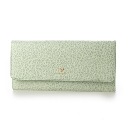 ペレボルサ PELLE BORSA かぶせ長財布 （レタスグリーン）