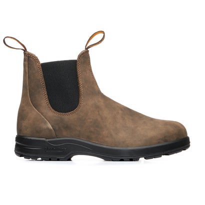 【押さえる染みわたる】Blundstone ブランド名石ころ ALL-TERRAIN サイドゴアブーツ BS2056267 本革 ヌバック Vibram気魂 ラスティックブラウン