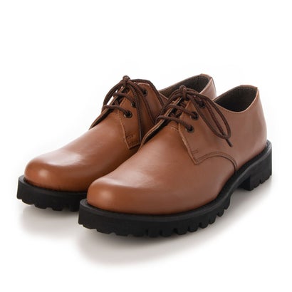 マドゥリ MADULI タンクソールレースアッププレーントゥシューズ （BROWN）
