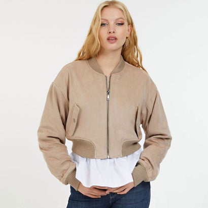 ゲス GUESS LDetta Suede Bomber （A10L） ジャケット/アウター ブルゾン｜LOCOMALL（ロコンド公式ストア）