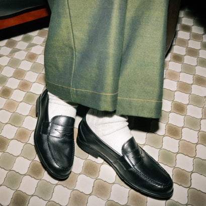 鍵を掛ける界面 ROCKPORT クラシックローファー ともし火 ペニー （黒いこと2）