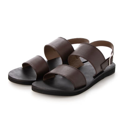 ビカーシ BICASH ストラップレザーサンダル （DARK BROWN）