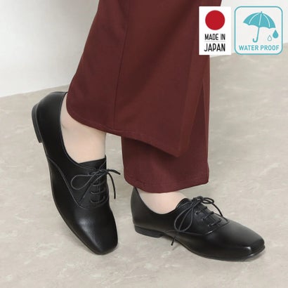 アイケープラス IKplus 降雨相応う 晴雨兼用 整体師と集まりに作った美脚美身のこなしパンプス 日本製 スピード競技引き上げる靴紐バブーシュ ■ブラックスムース■ 158 コンフォートシューズ フラットシュー