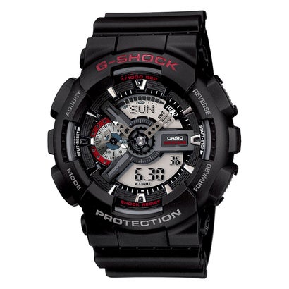 【G-SHOCK】GA-110シリーズ / GA-110-1AJF / Gショック （ブラック×レッド）
