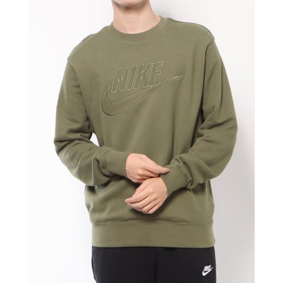 ナイキ NIKE メンズ スウェットトレーナー ナイキ クラブ+ FT GX L/S クルー DQ4584222 （グリーン）