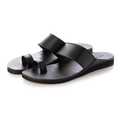 ビカーシ BICASH レザーサンダル （BLACK）