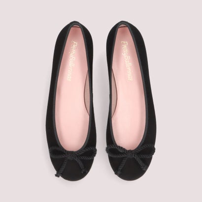 プリティ・バレリーナ Pretty Ballerinas ROSARIO suede (ロザリオ スエード) バレエシューズ (NEGRO)|LOCOMALL(ロコンド公式ストア)