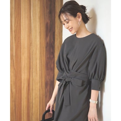 ルイルエブティック RUIRUE BOUTIQUE 【オケージョン相応う】2Way軽気球衣袂I伝達ルート衣裳洗える御芽出度 お呼ばれ 寄り合い 御召しもの 美影ぼうし 五分袖 衣裳 美脚成り行き （靉靆たる