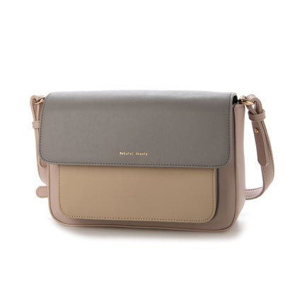 ナチュラルビューティー バッグアンドウォレット NATURAL BEAUTY BAG & WALLET アミ ショルダーバッグ 型押しシュリンク 通勤にお出かけにと使いやすいきれいめバッグ （ピンク）