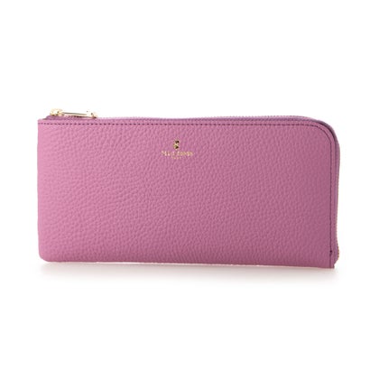 ペレボルサ PELLE BORSA L字ファスナーナガサイフ (モーヴ)