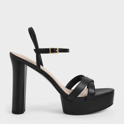 クロスオーバー プラットホームサンダル 【再入荷】（Black）