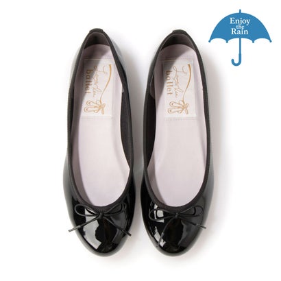 ラウナレアバレエ Launa lea ballet 【レイン対応】ラウンドトゥバレエシューズ(RB1401A) （ブラックE）