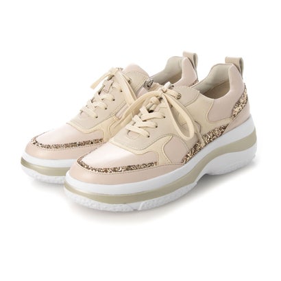 フィットジョイ FITJOY 厚底キラキラスニーカー （LIGHT PINK）