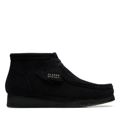 クラークス Clarks WALLABEE BOOT ワラビー ブーツ カジュアル シューズ 26155517 （ブラック）
