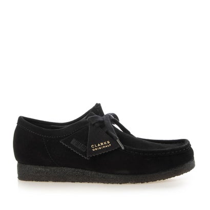 クラークス Clarks WALLABEE ワラビー 心地よい ブーツ メンズ  26155519 （黒いこと）