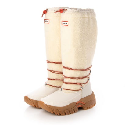 山立ち HUNTER 【レディース】ワンダラートールシェルパスノーブーツ （WHITE WILLOW/GUM）