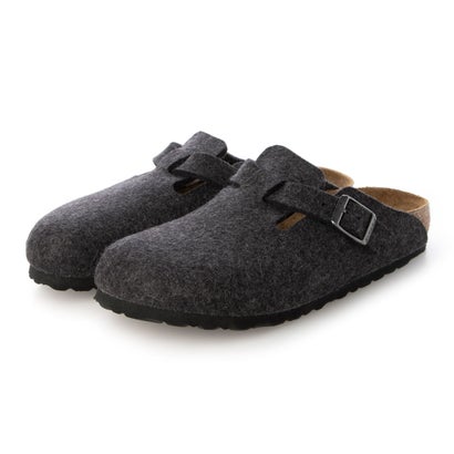 ビルケンシュトック BIRKENSTOCK Boston Wooly home 【ナロー幅】 ユニセックス (アンスラサイト)